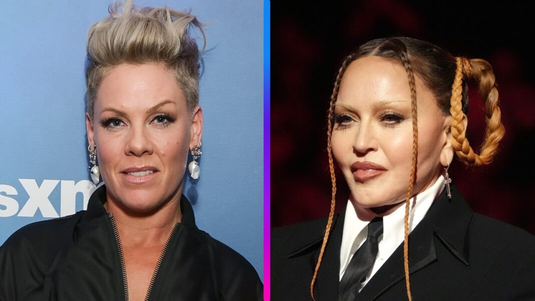 Pink Says 'Madonna Doesn't Like Me': 'She Tried to Kind of Play Me'