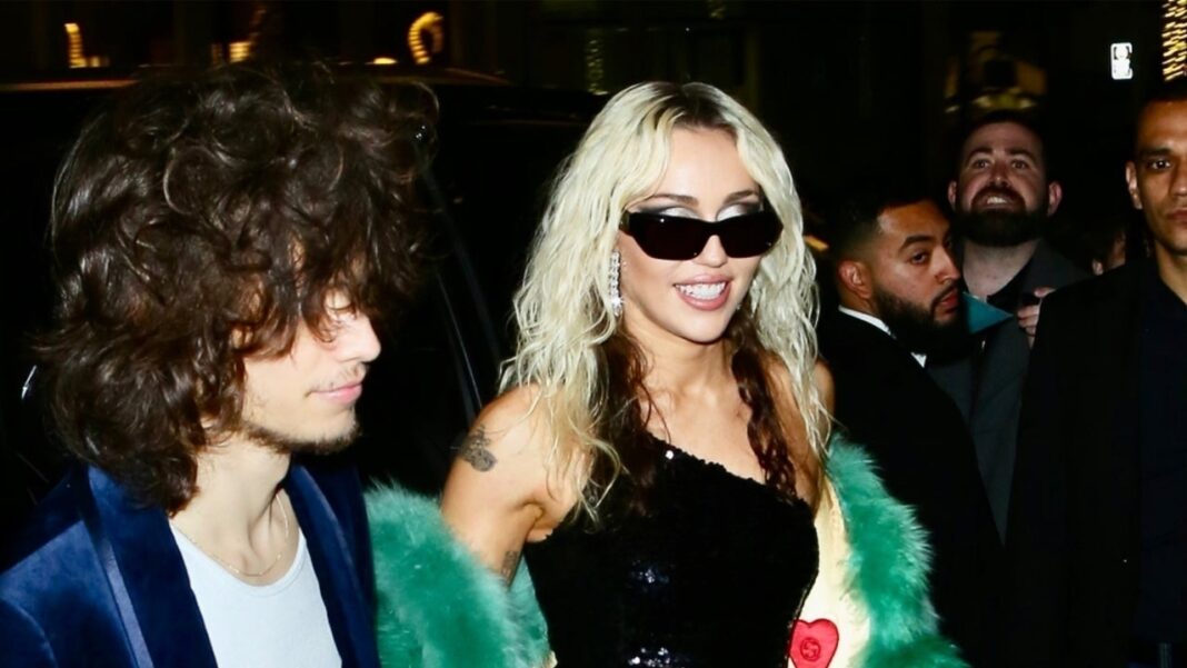 Miley Cyrus Makes Rare Public Appearance With Boyfriend Maxx Morando