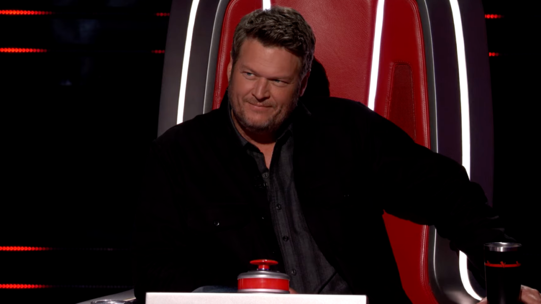 'The Voice': Blake Gets Blocked on Season 23's First 4-Chair Turn!