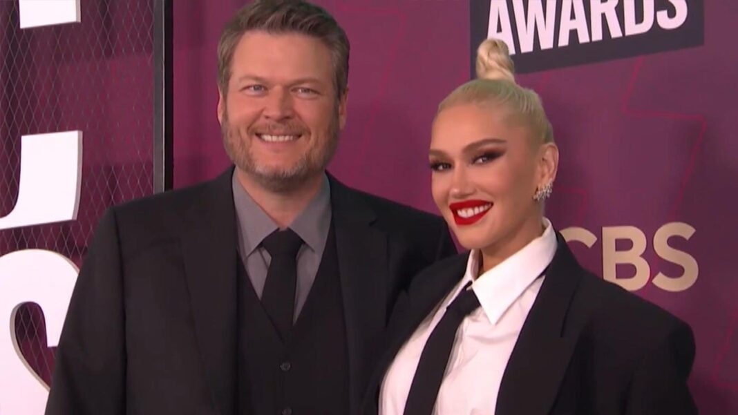 Blake Shelton Kisses Wife Gwen Stefani While Dressed as Easter Bunny