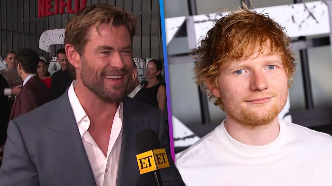 Chris Hemsworth Admits He's a Massive Ed Sheeran Fan
