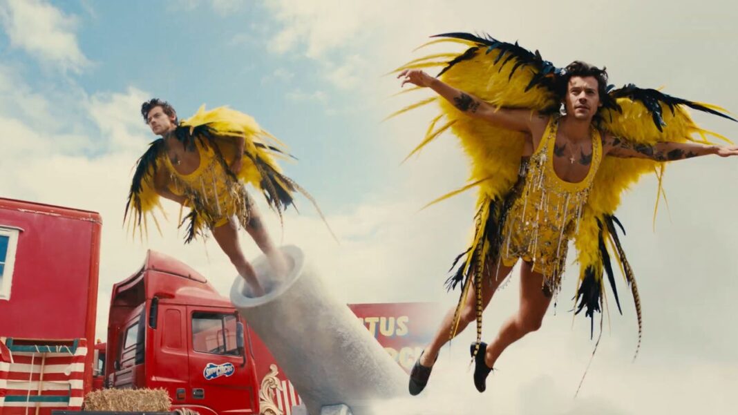 Harry Styles Gets Shot Out of a Cannon in New 'Daylight' Video