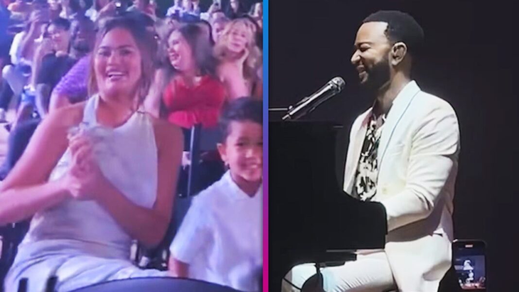 Chrissy Teigen Calls Out Husband John Legend for Piano Mess Up Mid-Concert