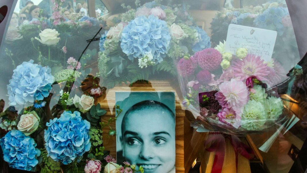 Sinéad O'Connor's Coffin Rides By Ireland Home as Fans Pay Respects