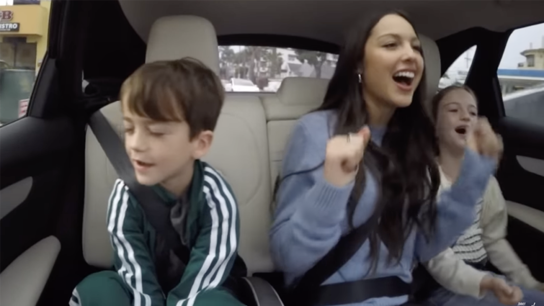 See Olivia Rodrigo Surprise Jimmy Kimmel's Kids on the Drive to School