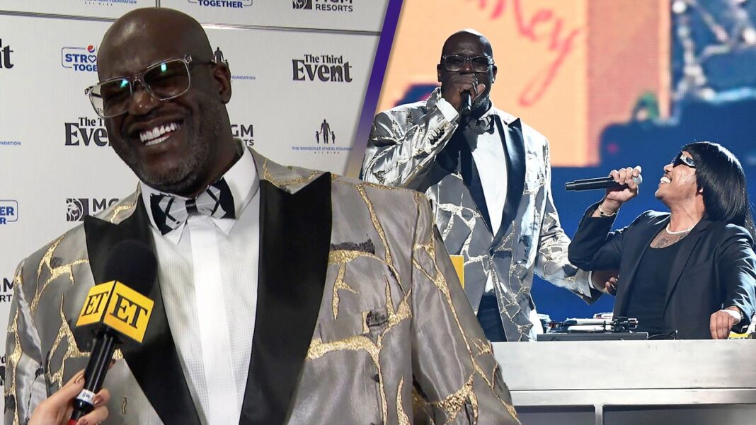 Shaq Pokes Fun at His on Stage Performance With Anderson .Paak After Singing 'Leave The Door Open'