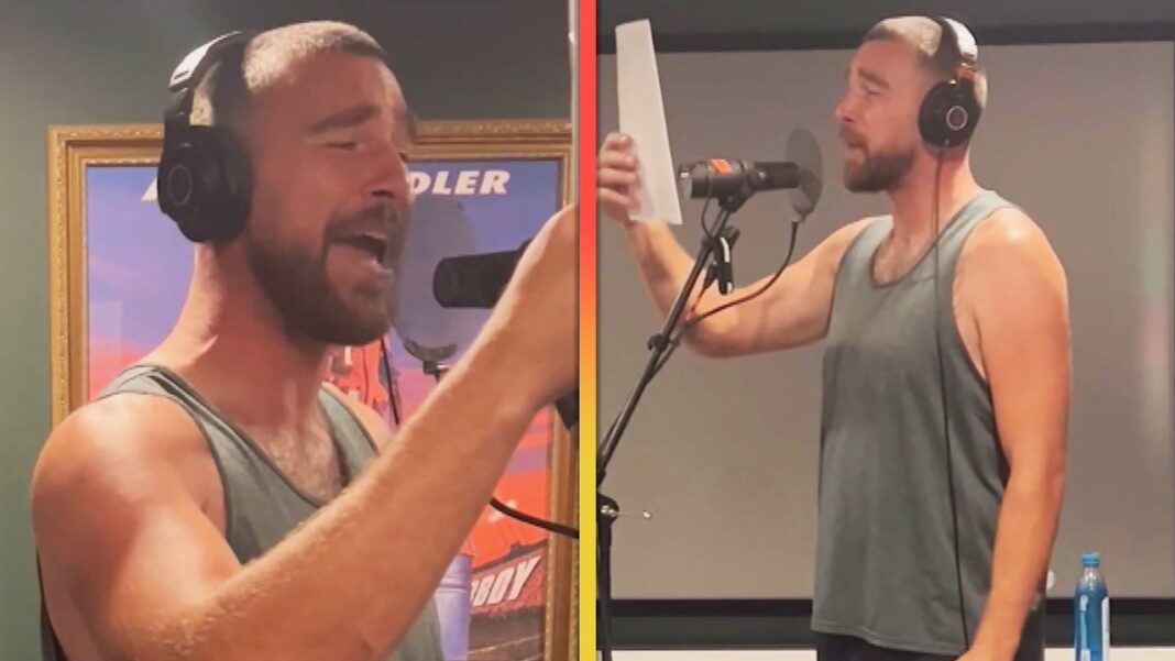 Travis Kelce Shows Off His Singing Skills in New Christmas Song