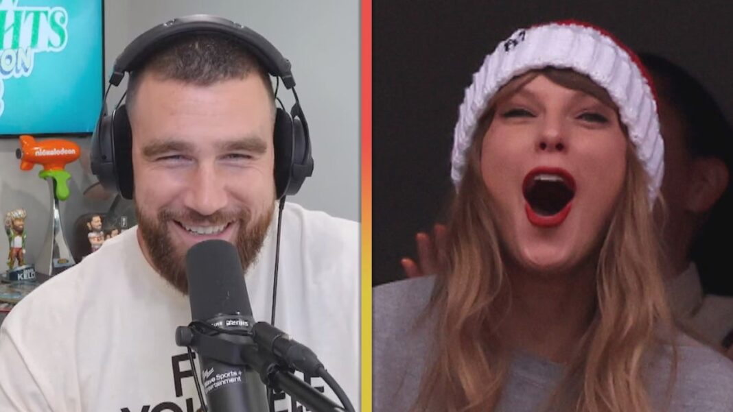 Travis Kelce Tried to 'Keep It Cool' on the Field as He Gushes Over 'Amazing' Taylor Swift