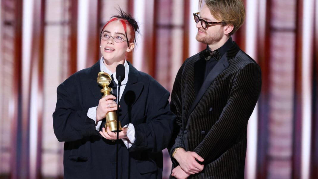 Billie Eilish and Finneas Win Best Original Song Golden Globe 
