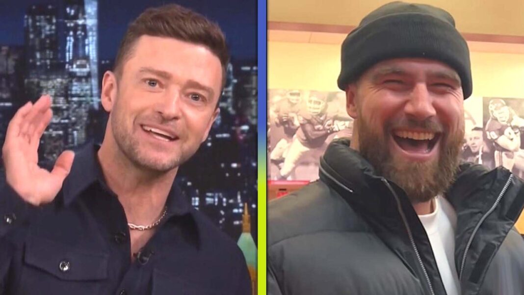 How Justin Timberlake Reacted to Travis Kelce Naming Him as Most Famous Person in His Phone
