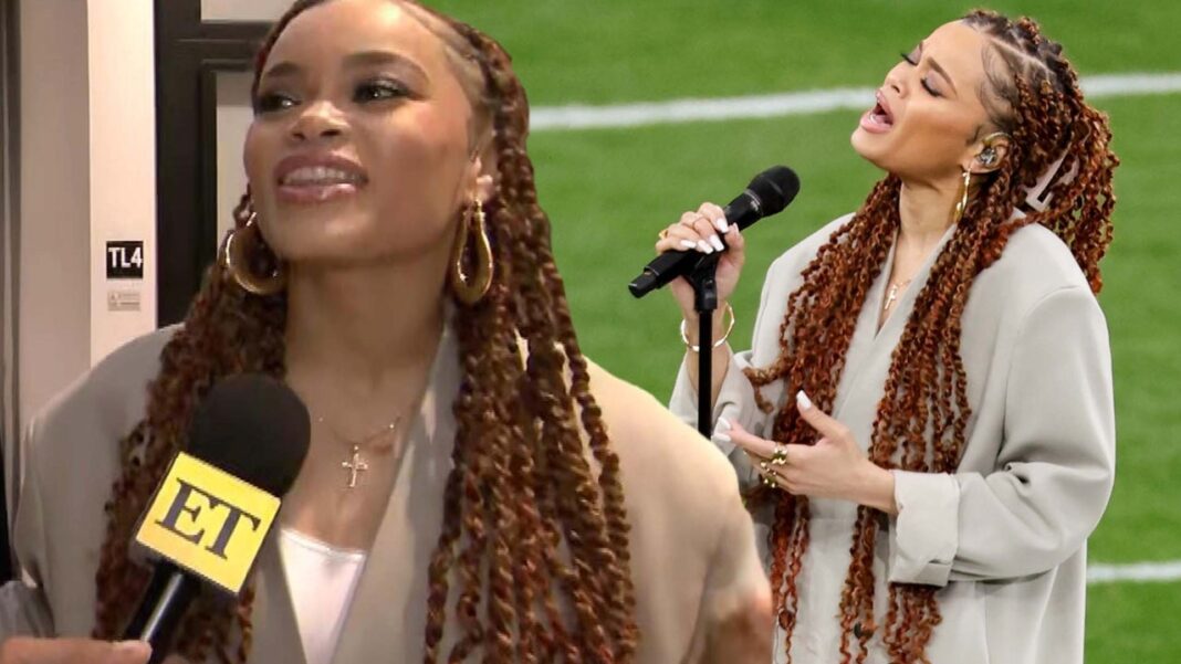 Andra Day Talks 'Overwhelming' Experience Singing at Super Bowl LVIII