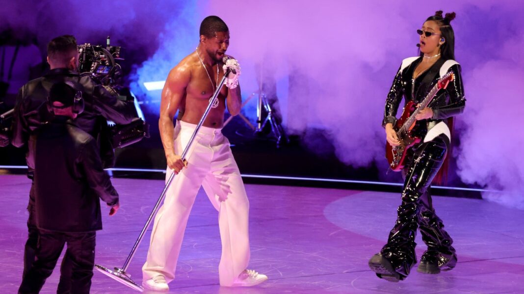 Inside Usher's Super Bowl Show: 400 People, 25 Cameras and Skates