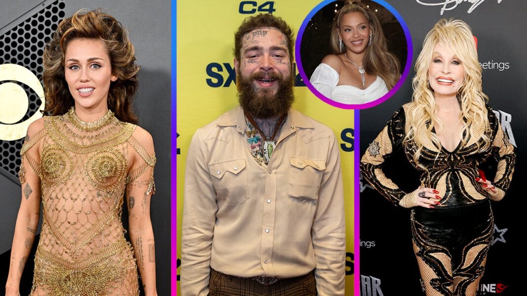 Miley Cyrus, Post Malone and Dolly Parton Praise Beyoncé's New Album