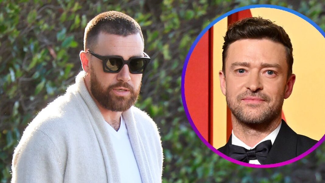 Travis Kelce Steps Out at Justin Timberlake Concert in Los Angeles