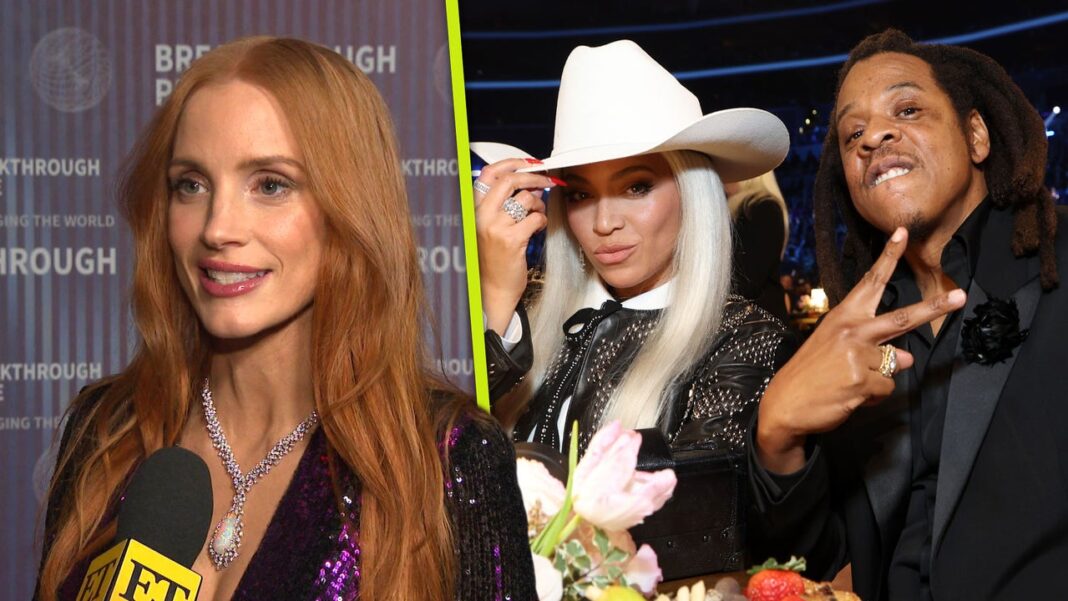 Jessica Chastain on If She'd Collaborate With Beyoncé and JAY-Z Again