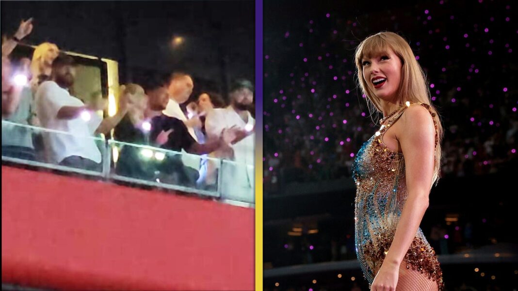 Travis Kelce Vibes Out With Patrick and Brittany Mahomes at Taylor Swift's Show in Amsterdam